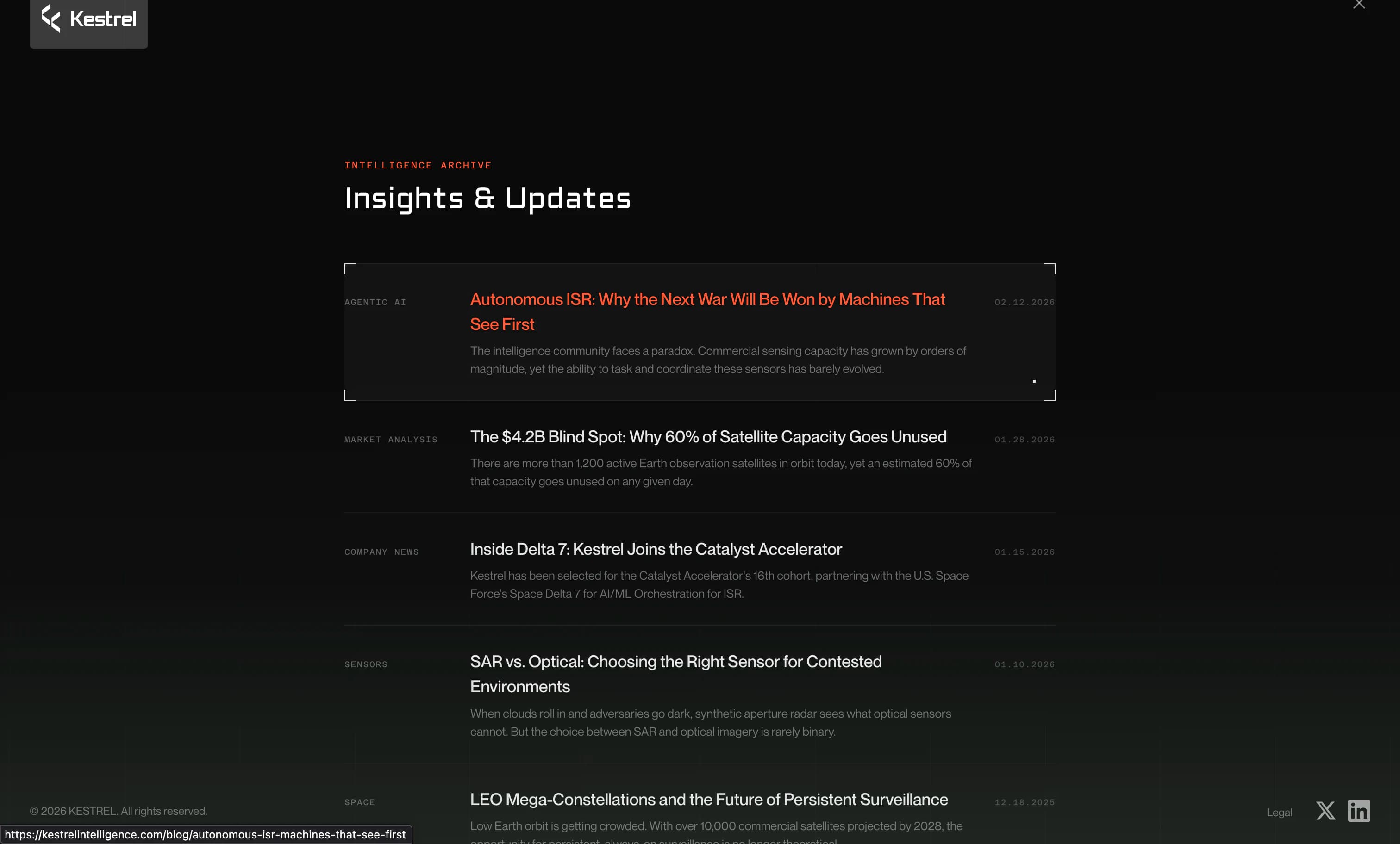 Kestrel Intelligence gallery 5