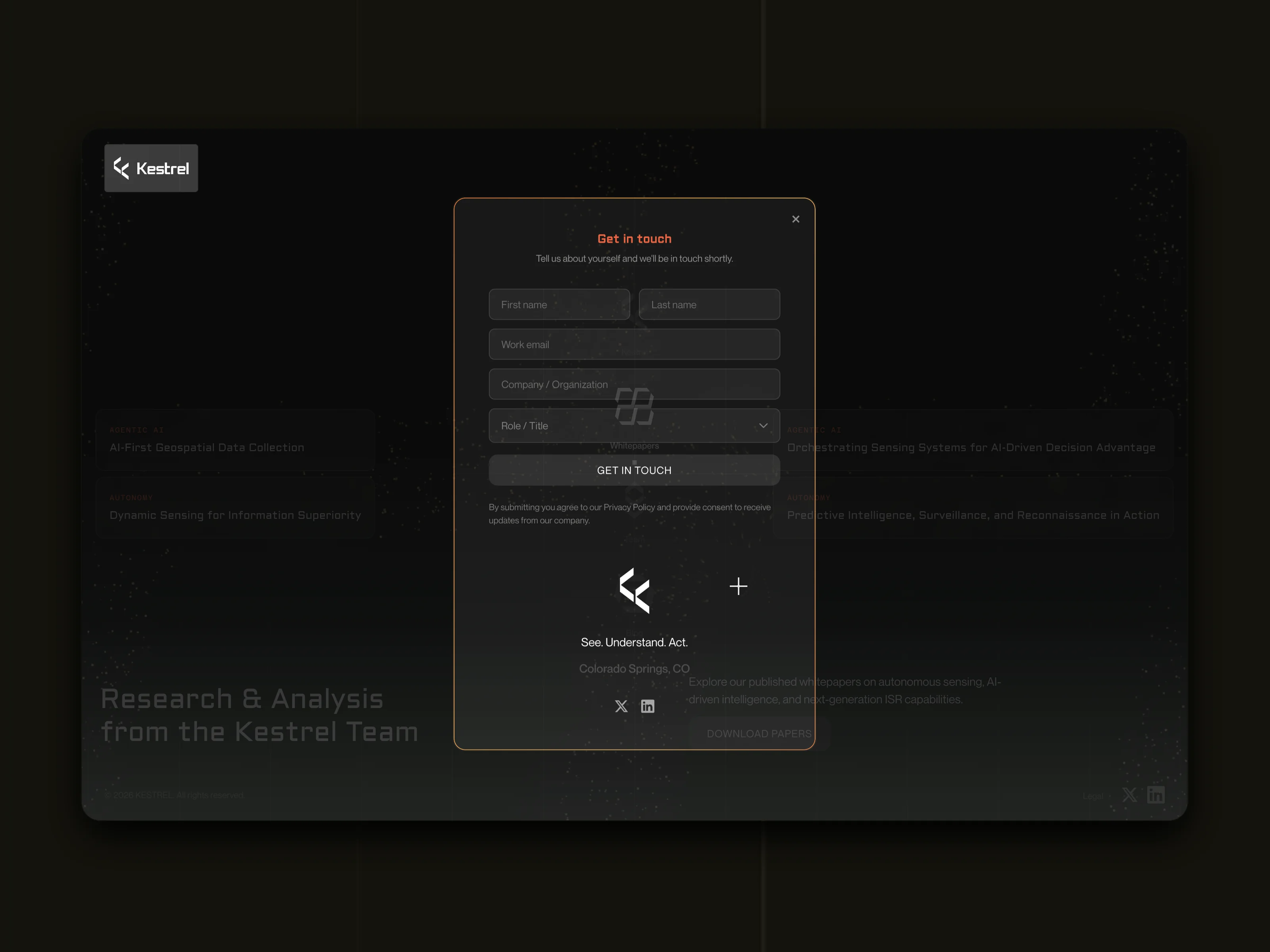 Kestrel Intelligence whitepapers and publications research library