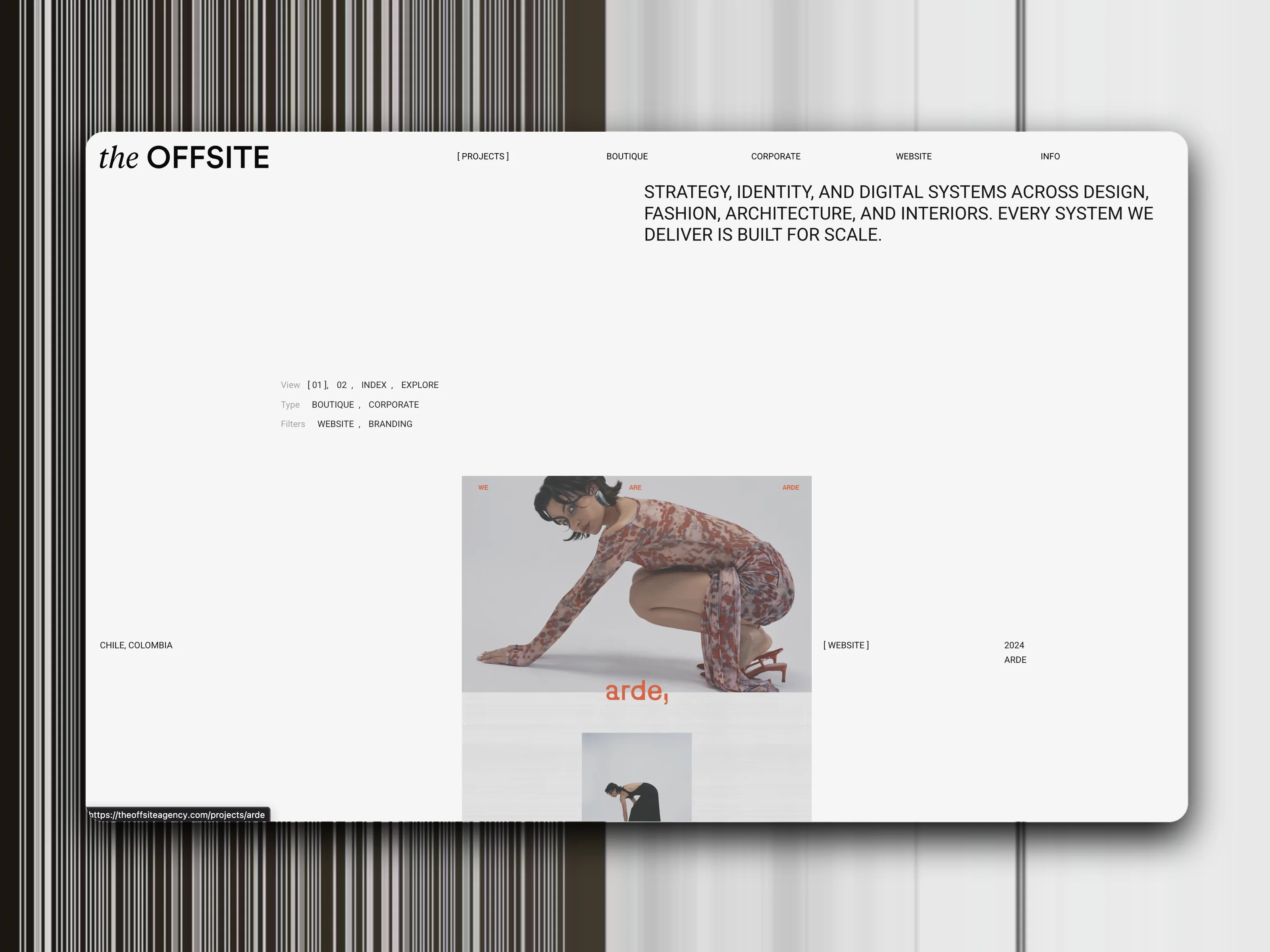 The Offsite Agency homepage