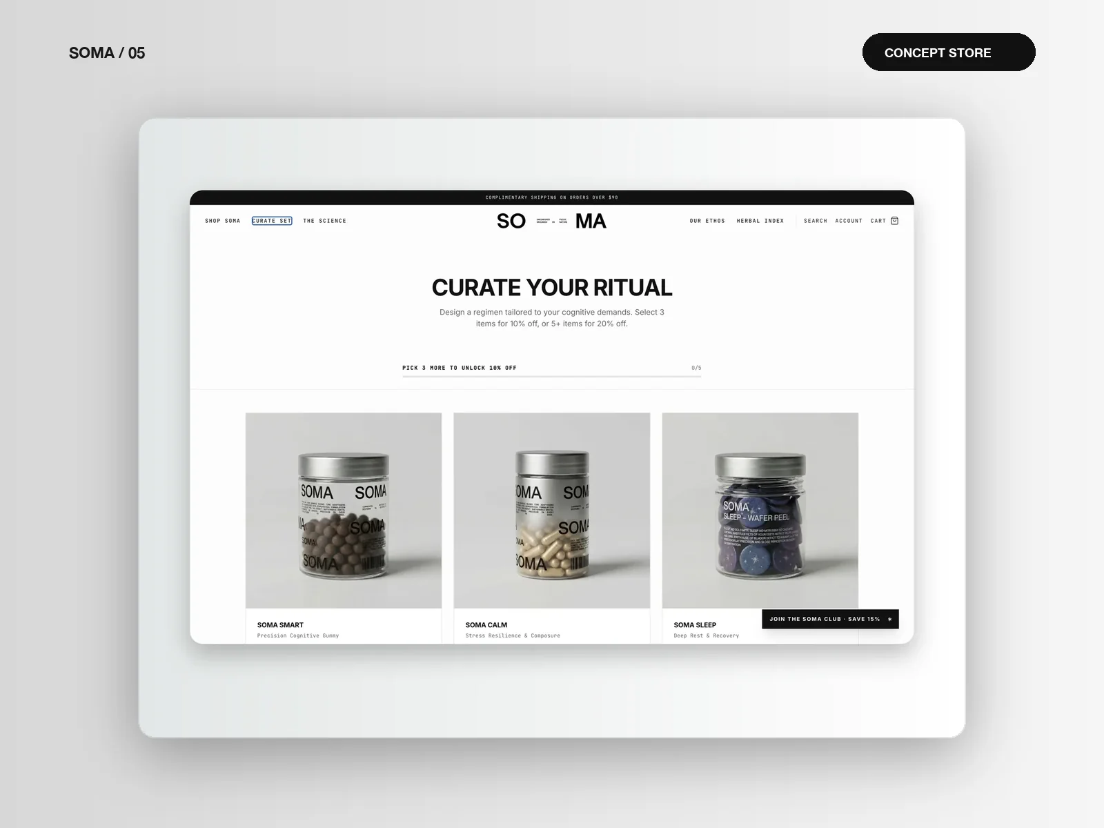 SOMA shopping cart
